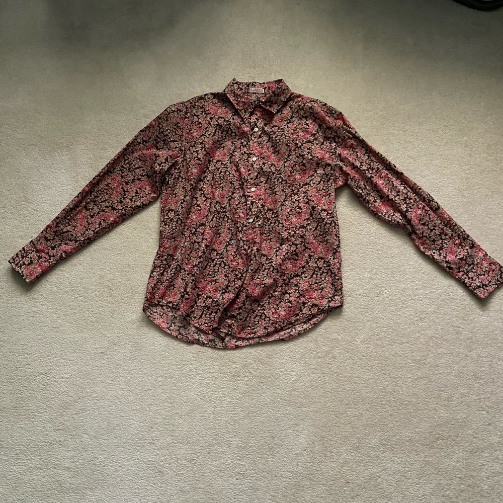 R. Derwin/Liberty of London Button Down in Floral